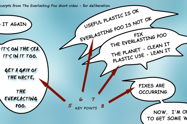 key points 5 to 8 of The Everlasting Poo short video